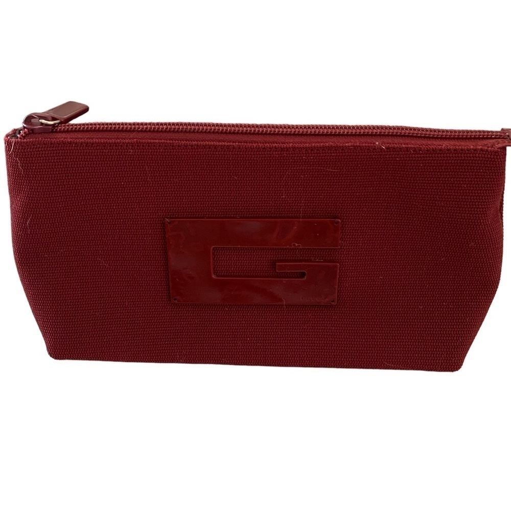 GUCCI Red Vintage Cosmetic Bag - Pre Owned Condition